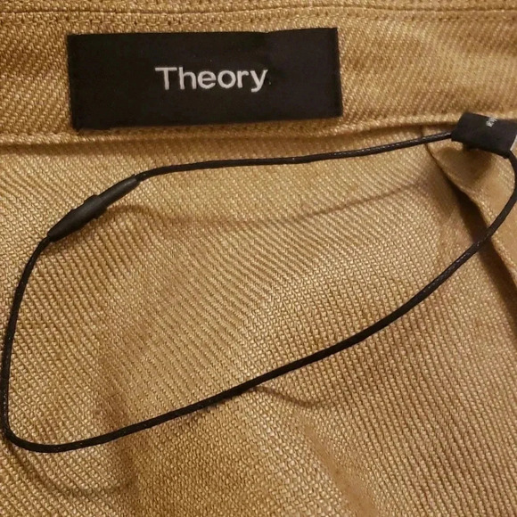 Theory linen open front cardigan size P NWOT - Picture 9 of 10